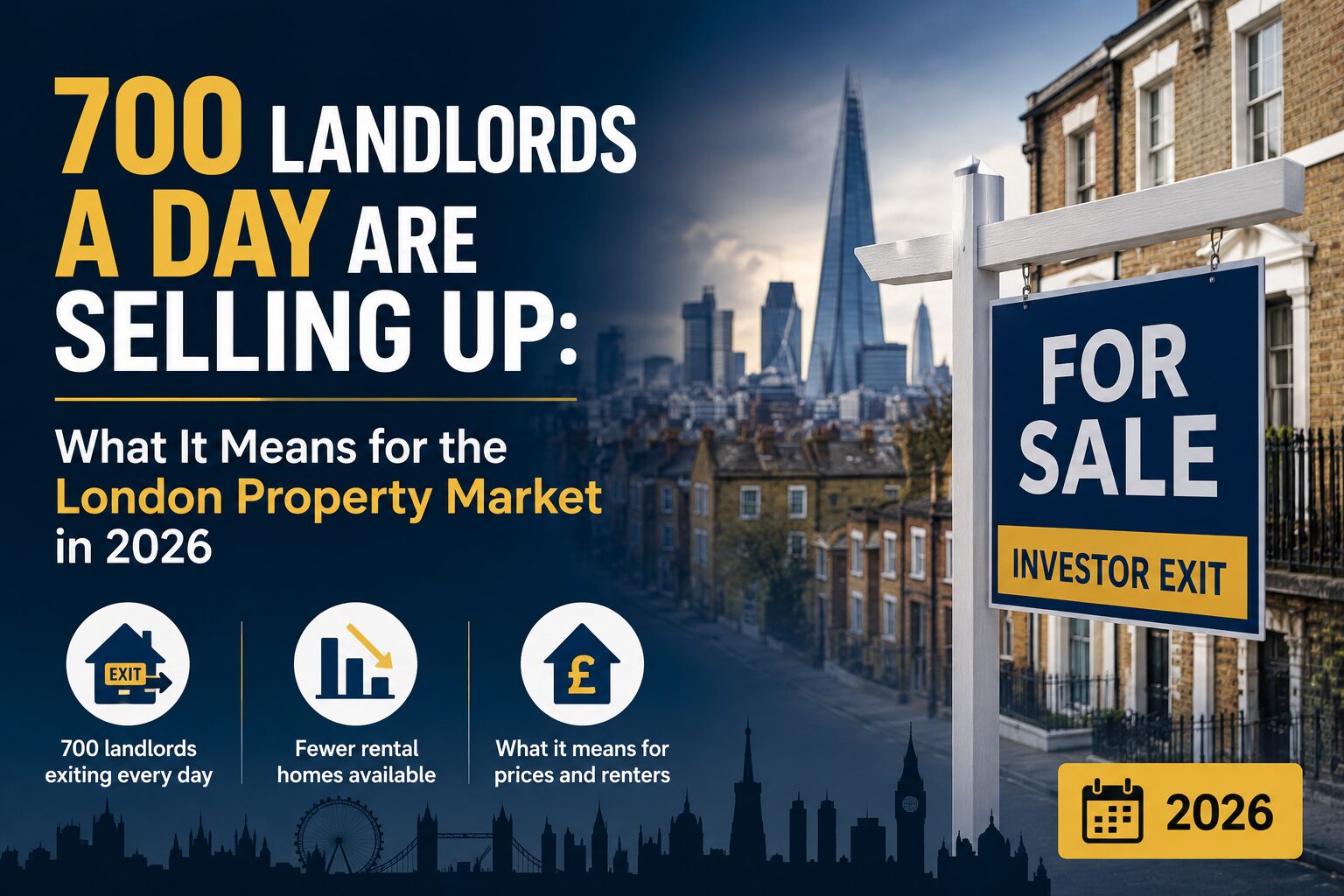 700 Landlords a Day Are Selling Up: What It Means for the London Property Market in 2026