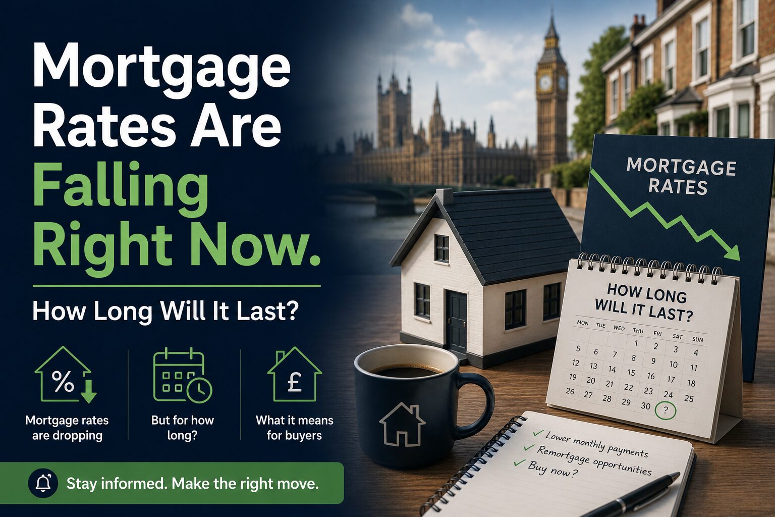 Mortgage Rates Are Falling Right Now. How Long Will It Last