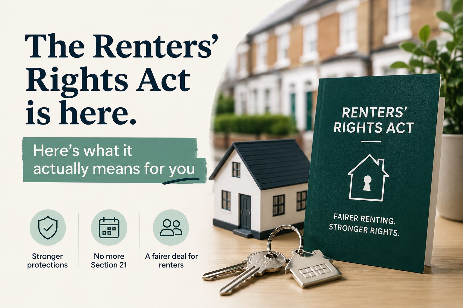 The Renters' Rights Act is here. Here's what it actually means for you.