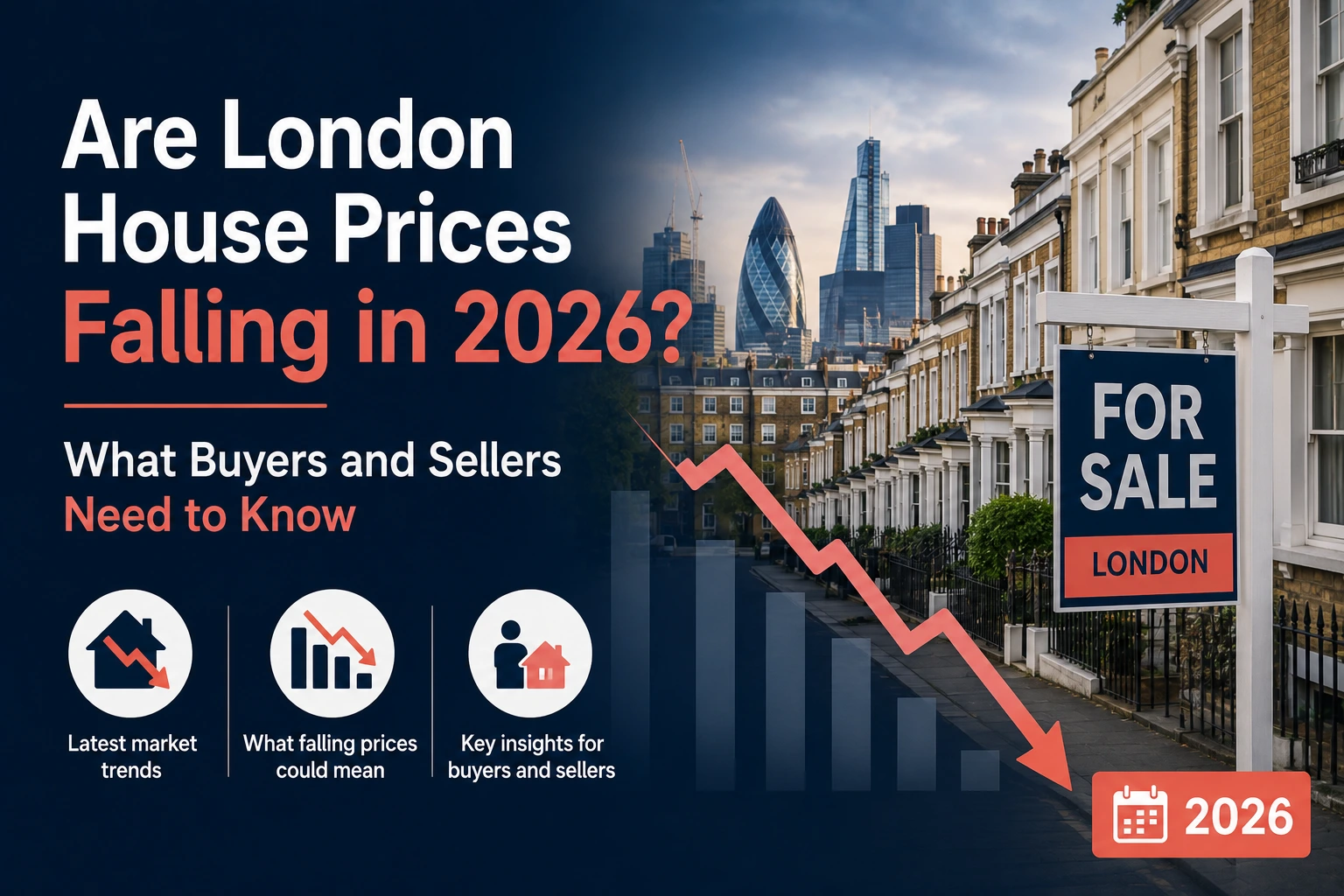are London house prices falling in 2026 - A full guide in 2026