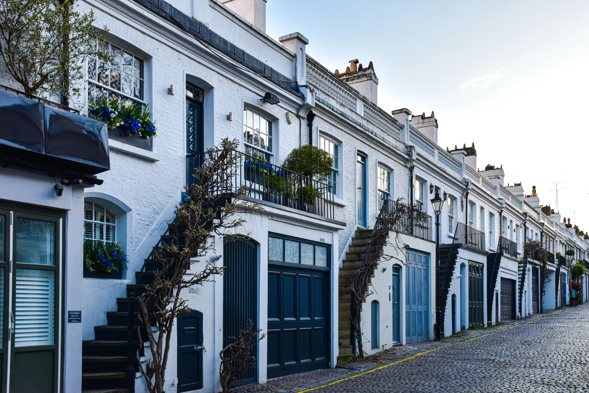 Period London townhouses of the kind that may fall within the £2 million mansion tax threshold