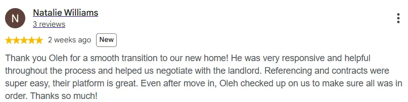 Google review: Homefinders helped us buy our family home in Waltham Forest
